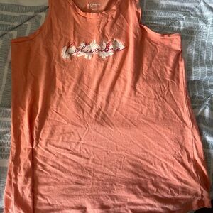 Columbia Pink Relaxed Tank Top